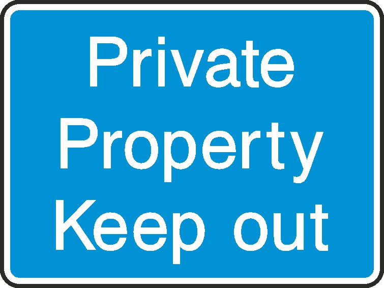 Private Property Keep Out Signs and Stickers
