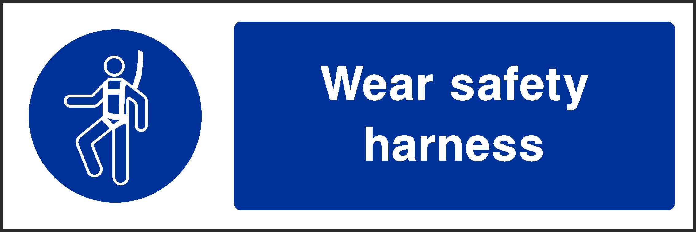 Wear Safety Harness Signs and Stickers