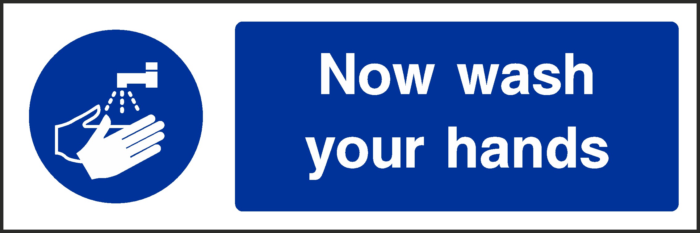 Wash Your Hands Signs and Stickers