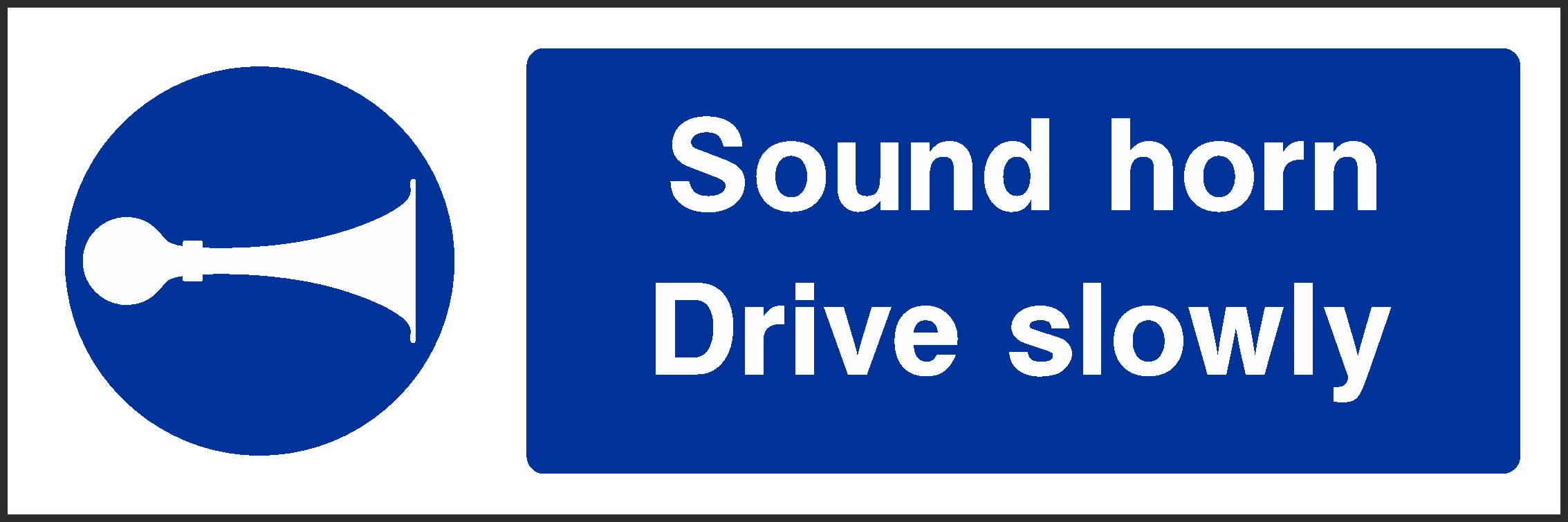 Sound Horn Signs and Stickers