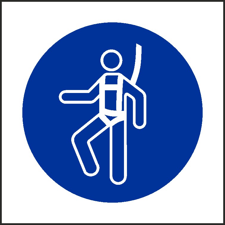 Wear Harness Signs and Stickers