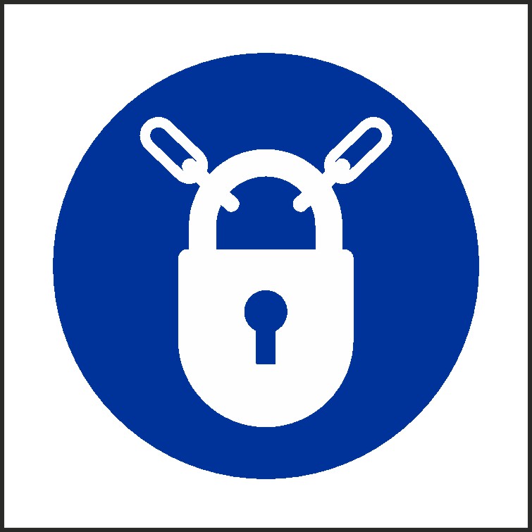 Keep Locked Signs and Stickers