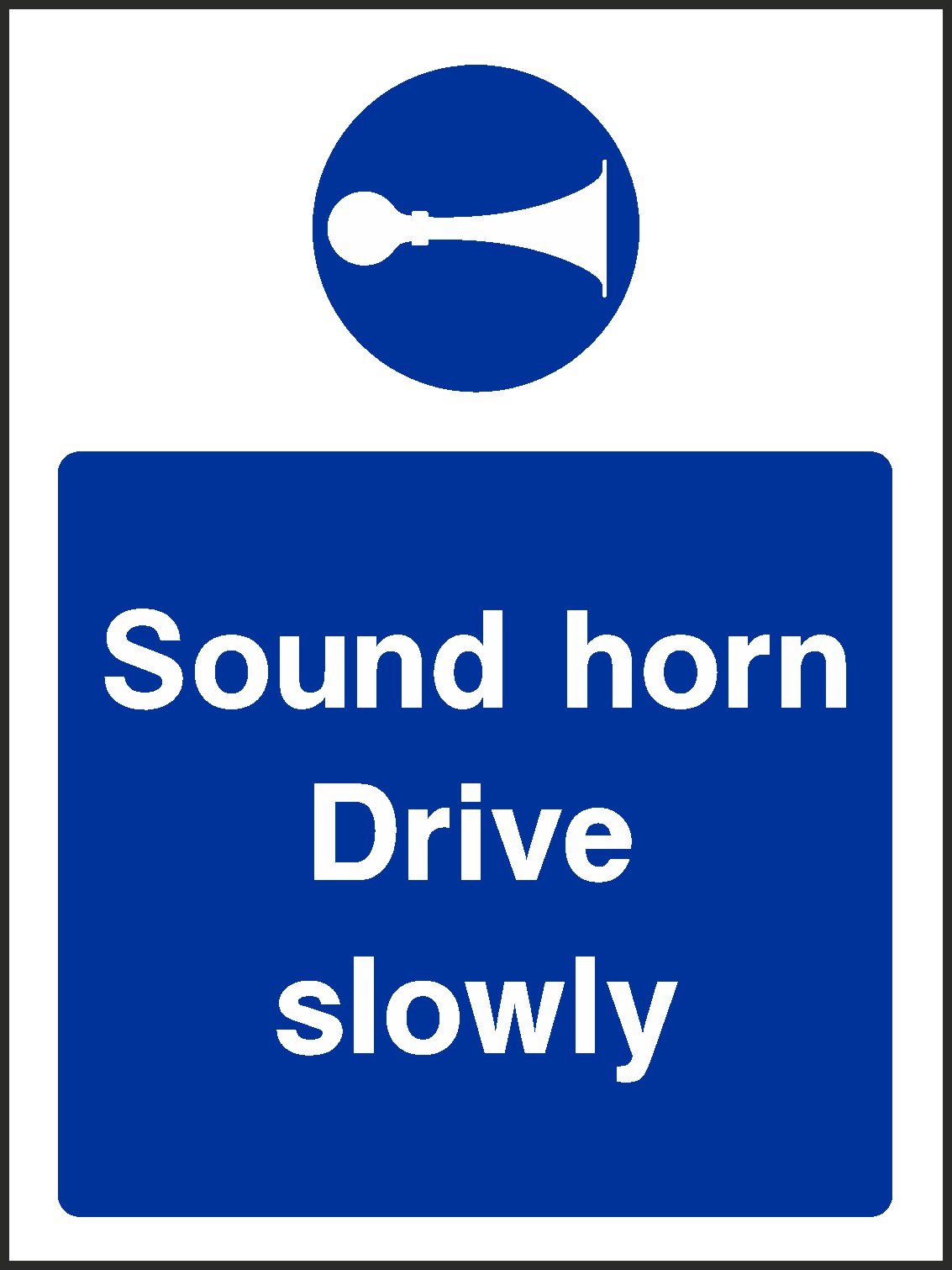 Sound Horn Signs and Stickers