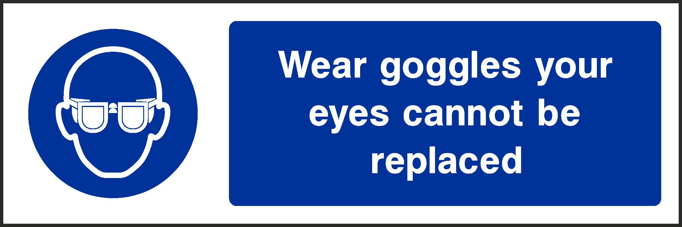 Wear Goggles Signs and Stickers