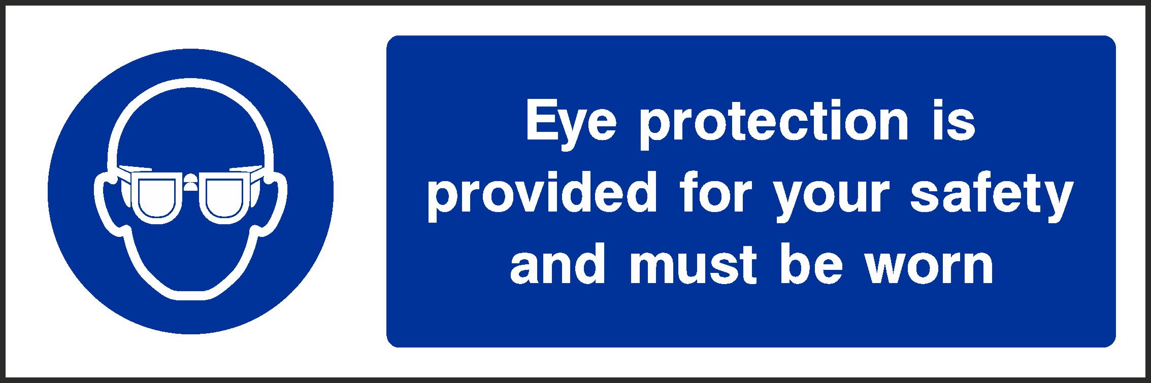 Eye Protection Signs and Stickers