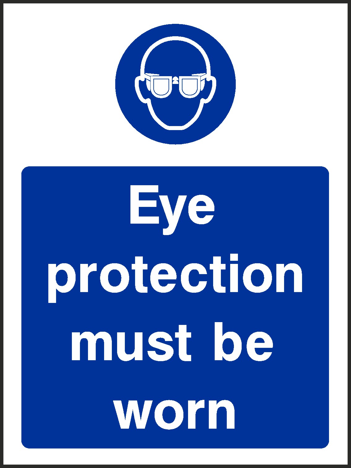 Eye Protection Signs and Stickers