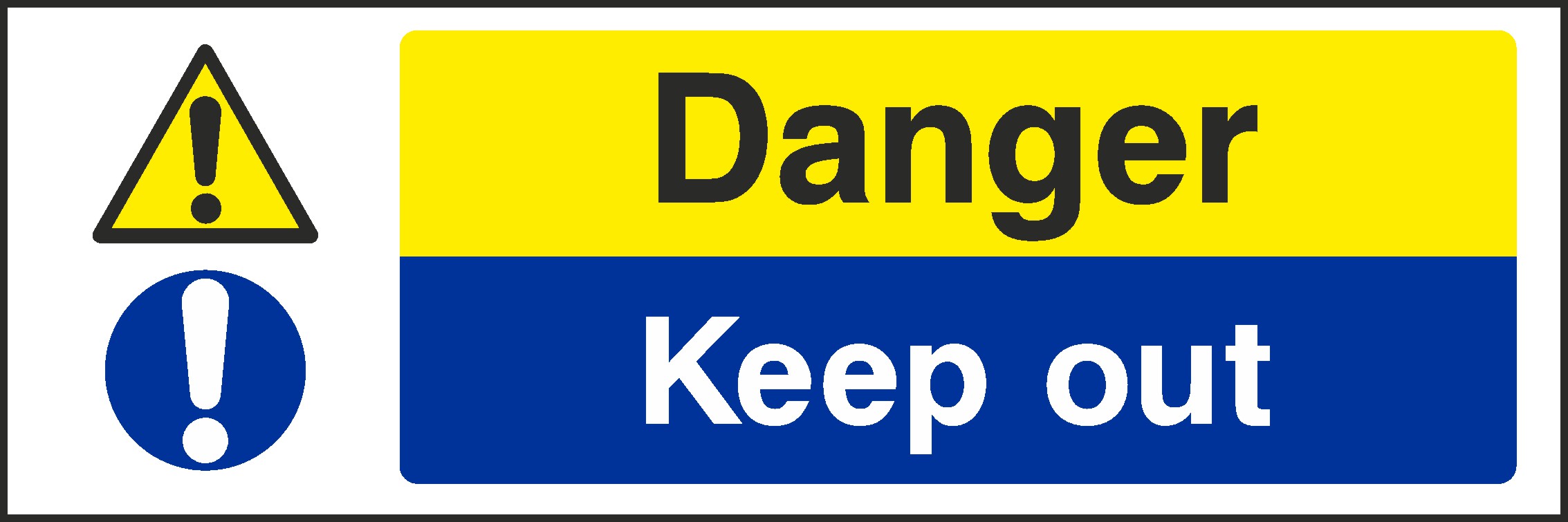 Danger Keep Out Signs and Stickers