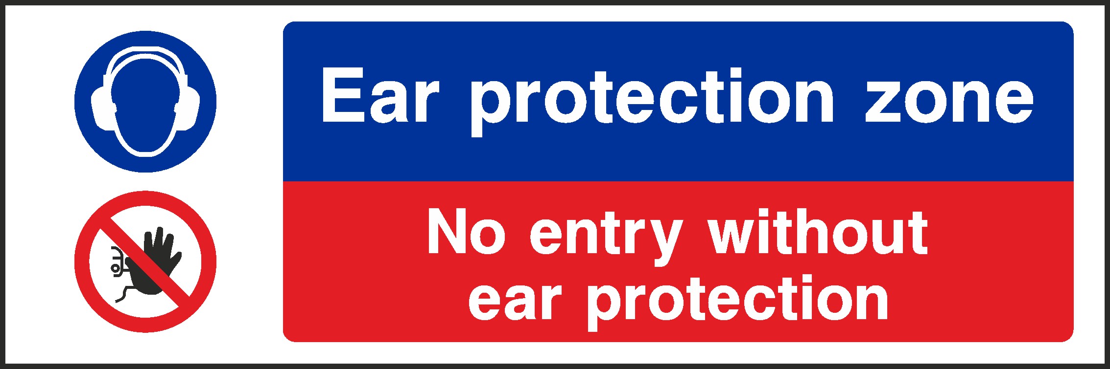 Ear Protection Signs and Stickers