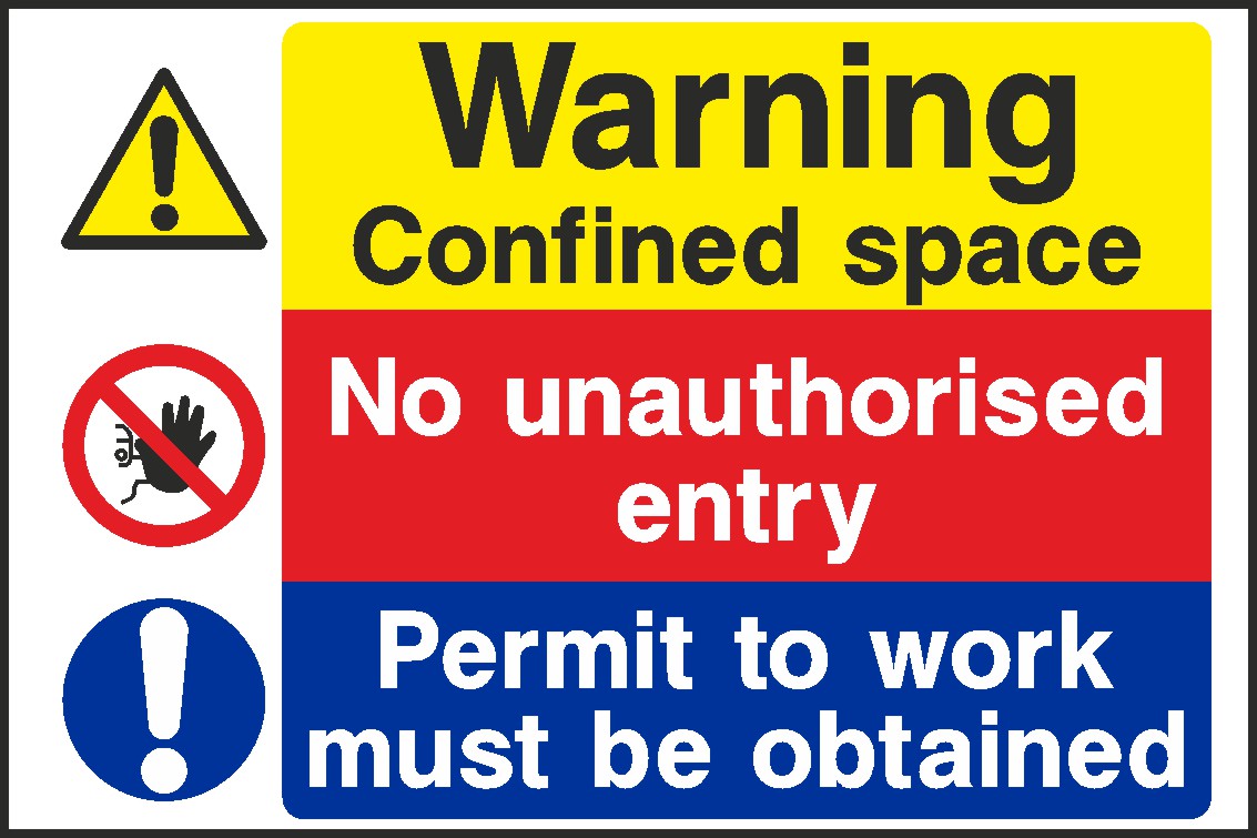 Confined Space Signs and Stickers