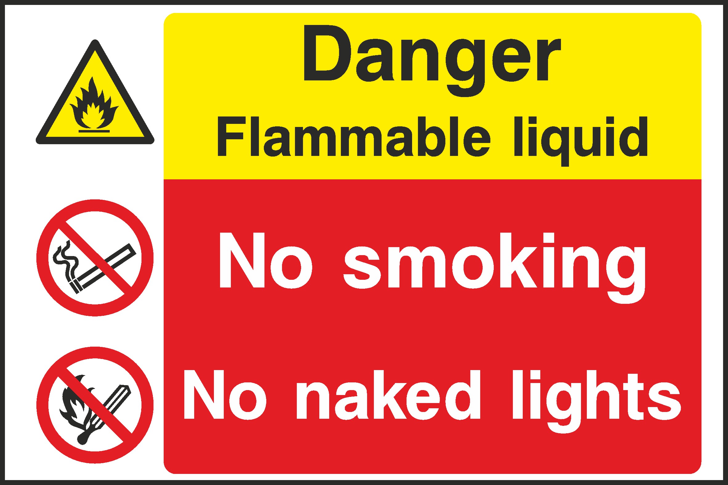Flammable Liquid Signs and Stickers