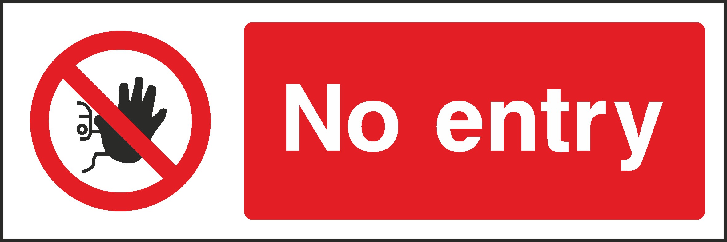 No Entry Signs and Stickers