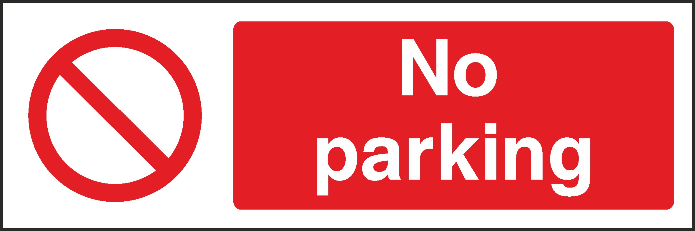 No Parking Signs and Stickers