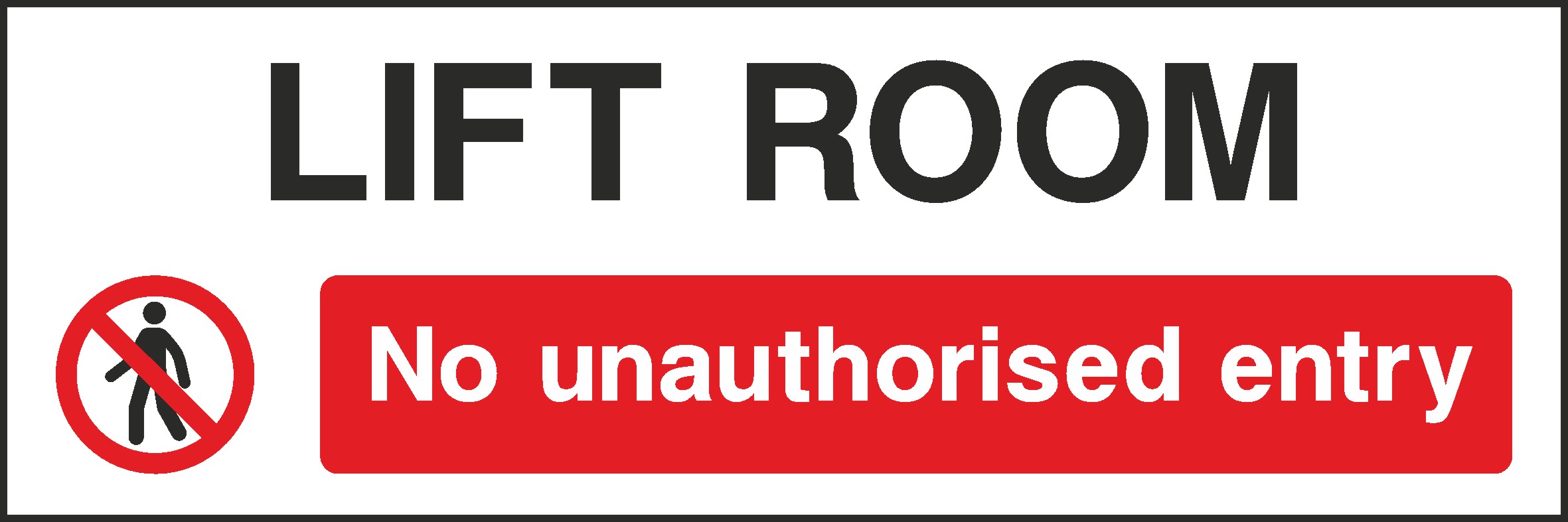 Lift Room Signs and Stickers