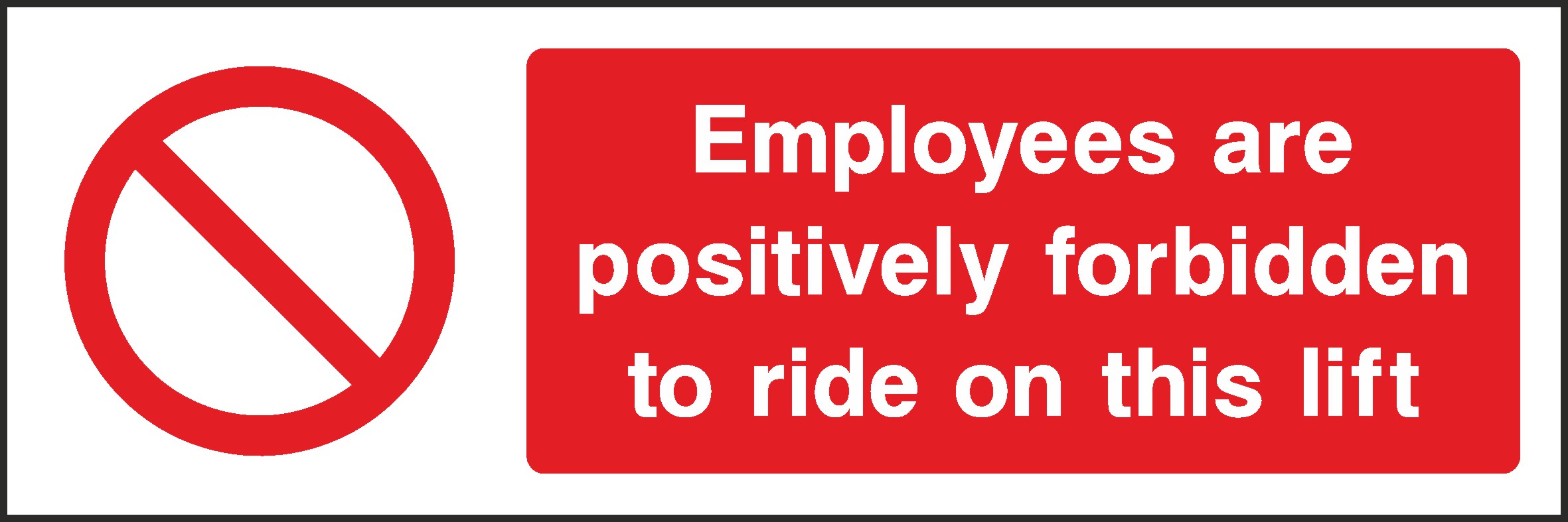 Forbidden To Ride Signs and Stickers