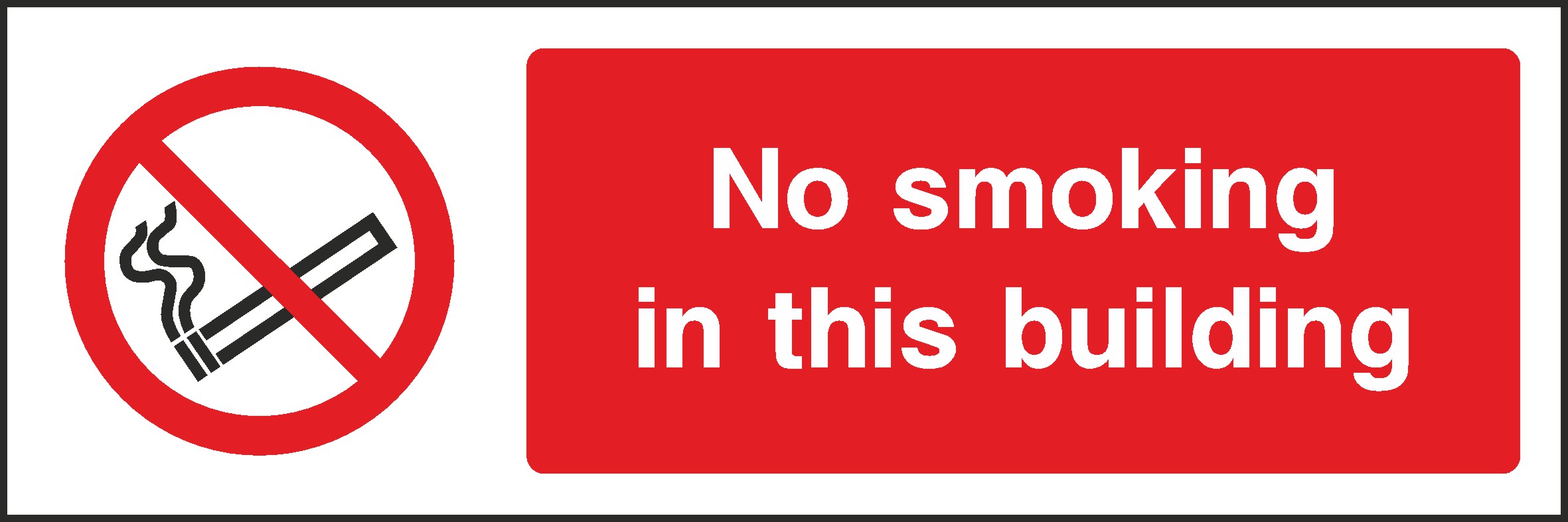 No Smoking Public In Building Signs and Stickers