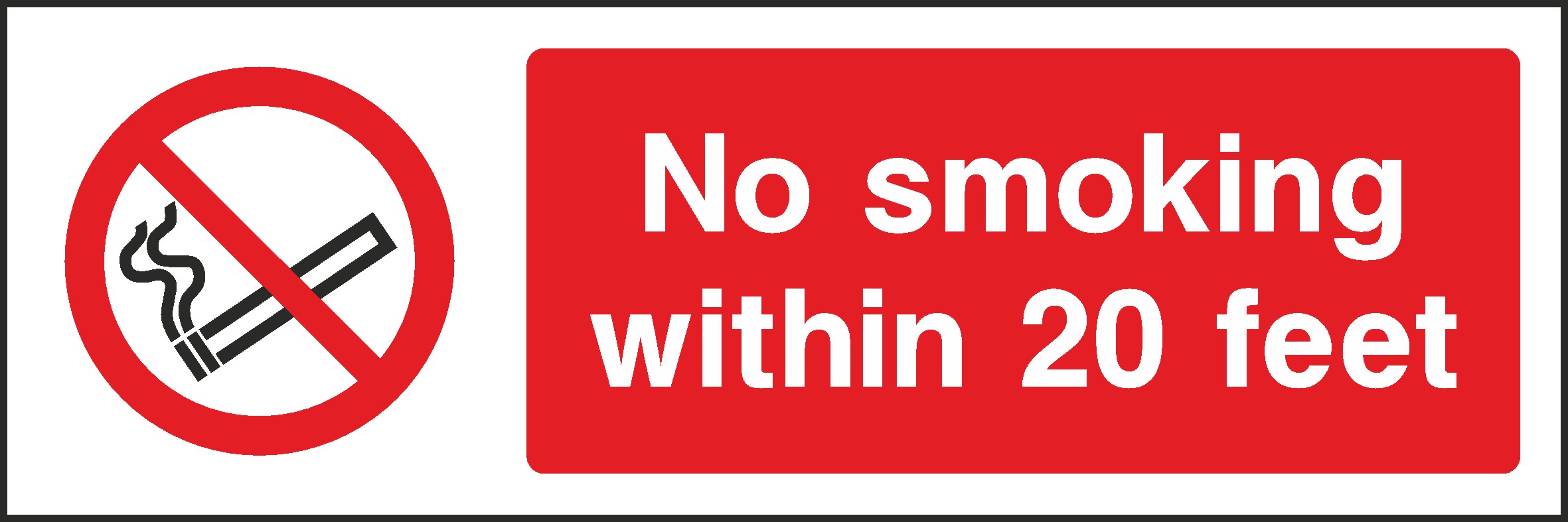 No Smoking Public Signs and Stickers