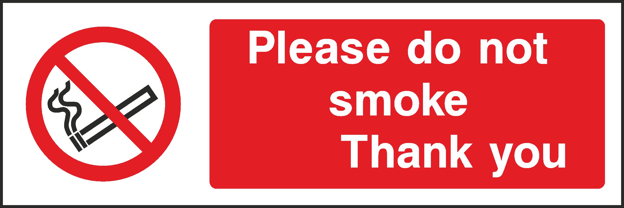 No Smoking Public Signs and Stickers