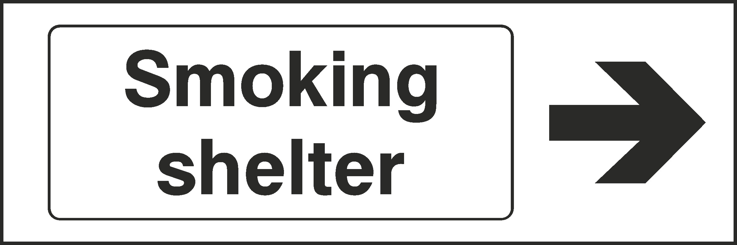 Smoking Shelter Signs and Stickers