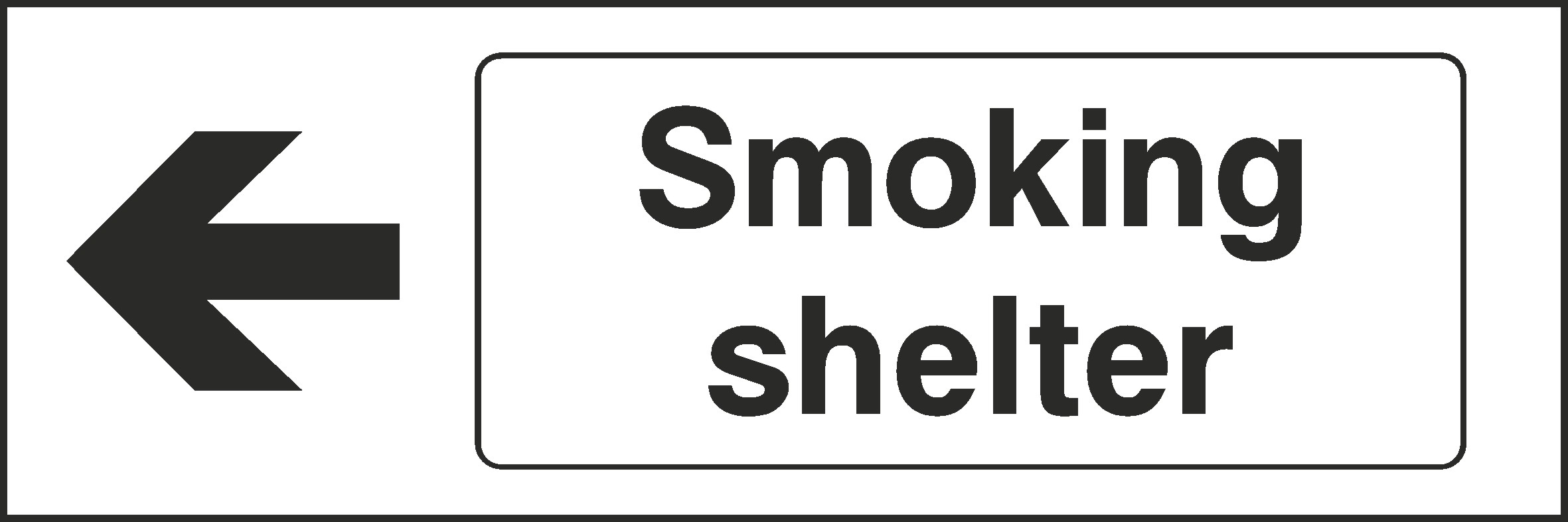 Smoking Shelter Signs and Stickers