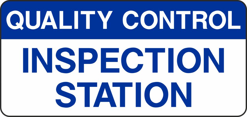 Inspection Status Signs and Stickers