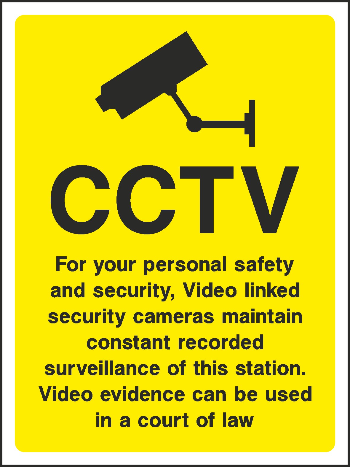 Cctv Personal Safety Signs and Stickers