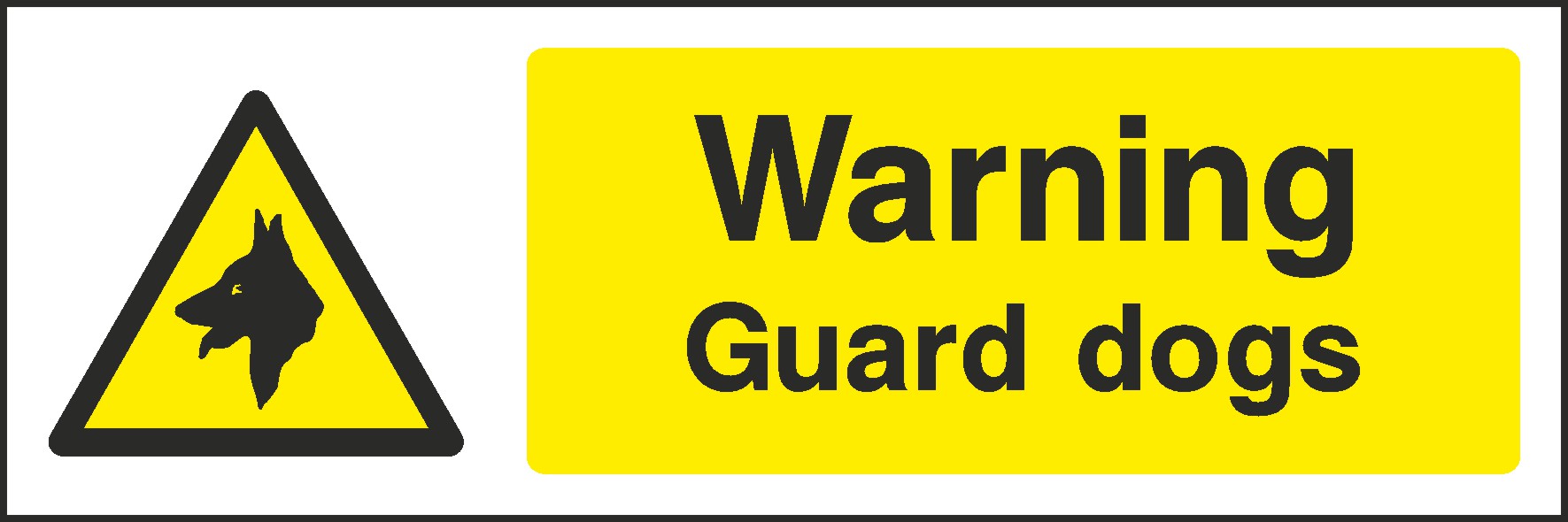 Guard Dogs Signs and Stickers