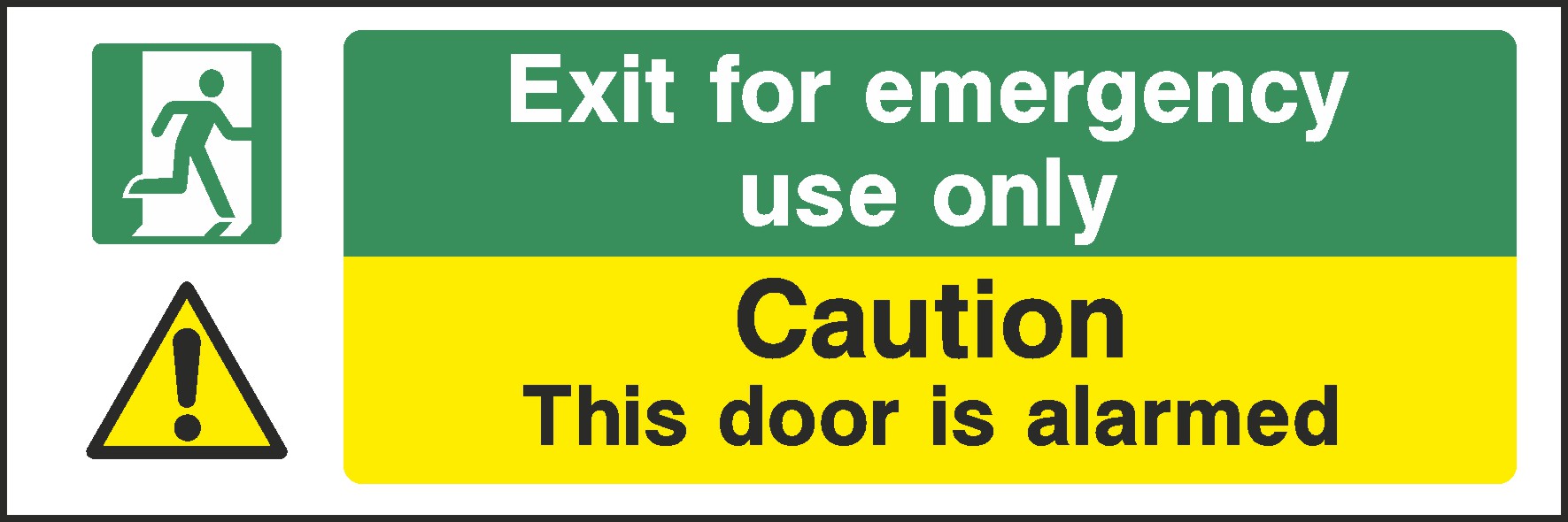 This Door Is Alarmed Signs and Stickers