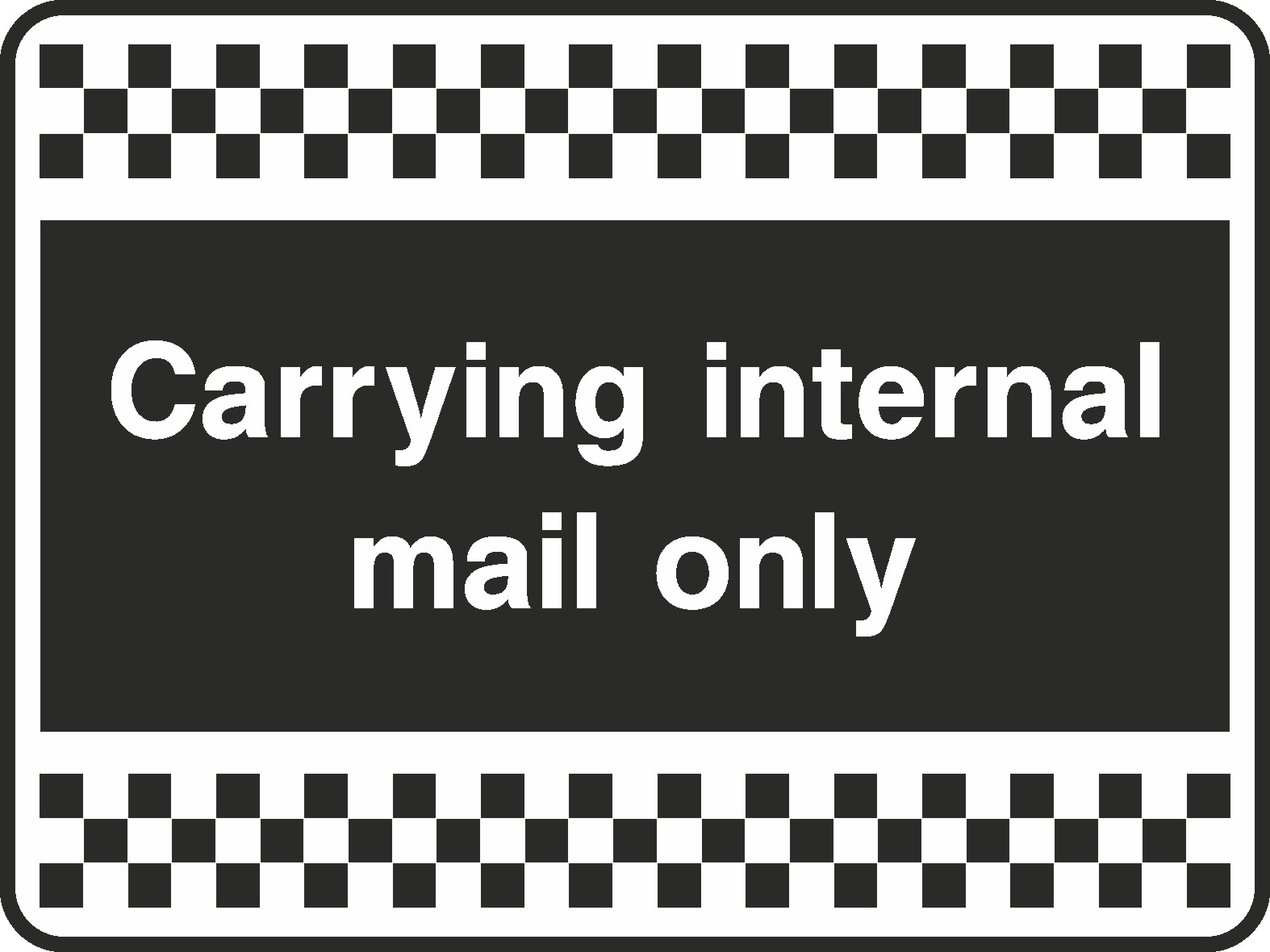 Internal Mail Signs and Stickers