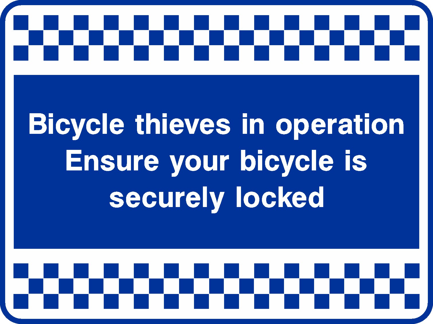 Bicycle Thieves Signs and Stickers