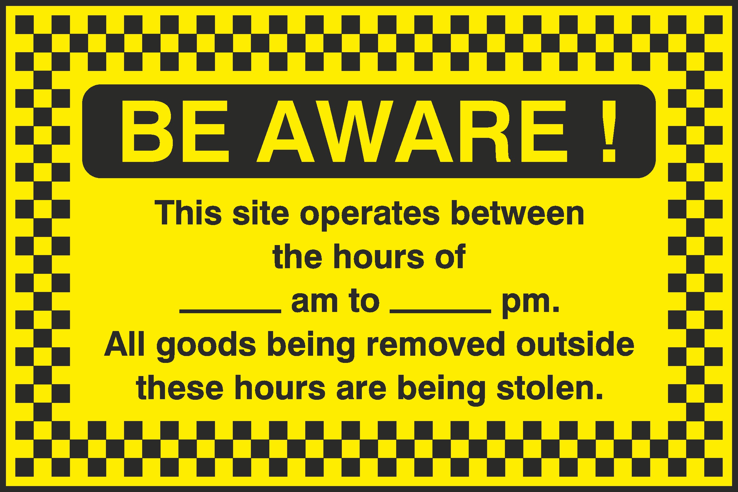 Site Operates Between Signs and Stickers