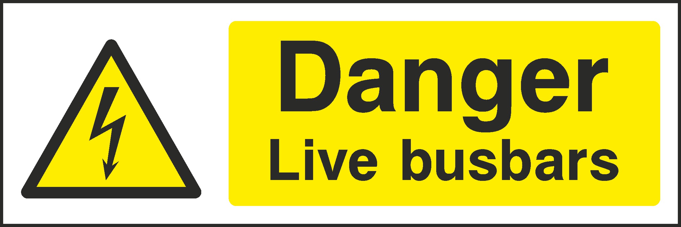 Live Busbars Signs and Stickers