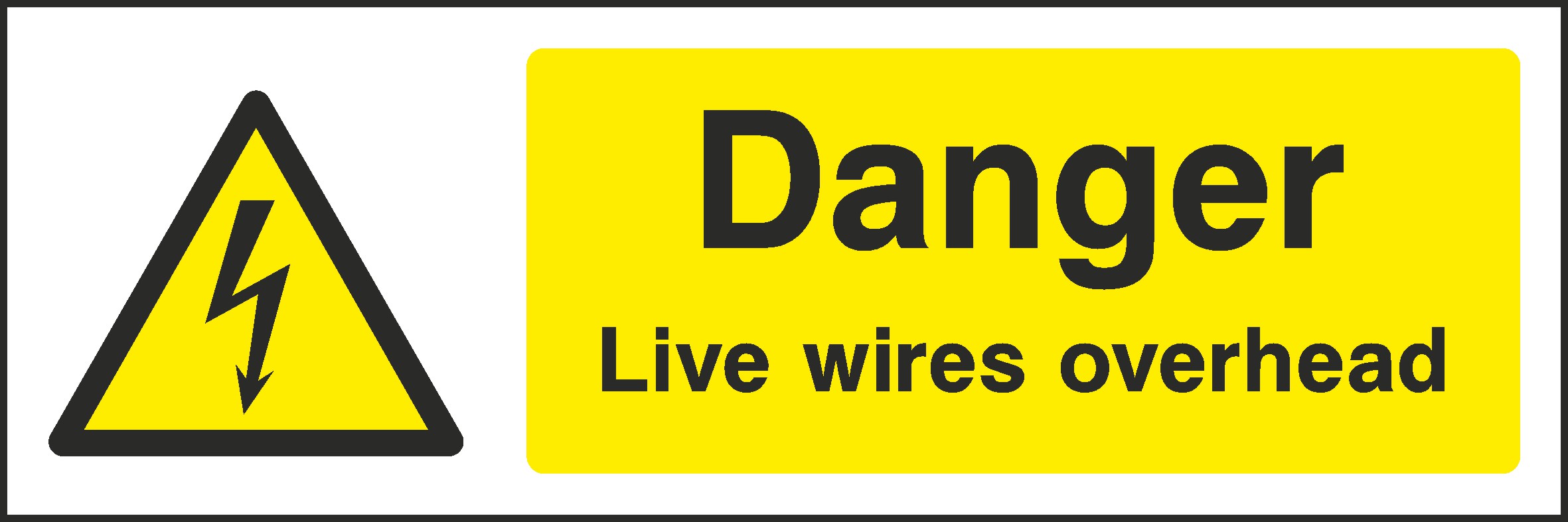 Live Wires Signs and Stickers