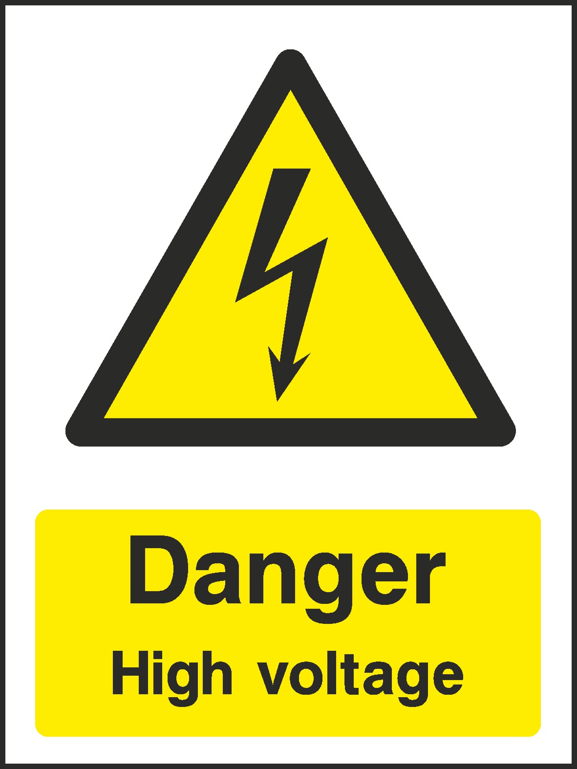 High Voltage Signs and Stickers