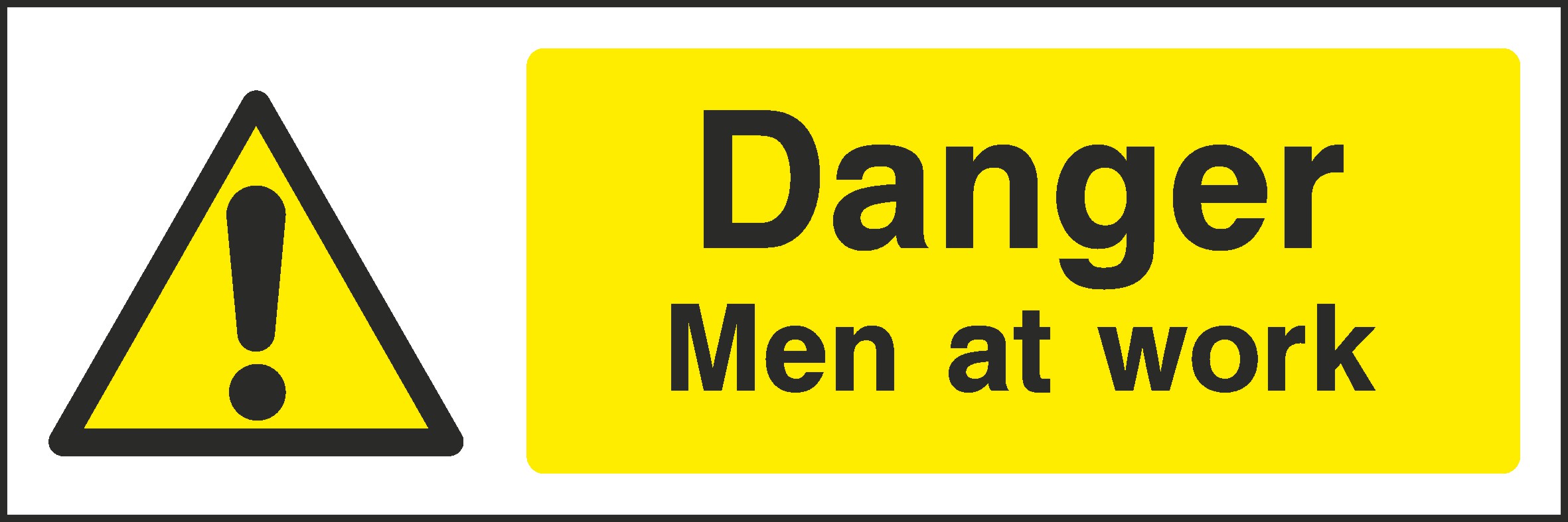 Men At Work Signs and Stickers