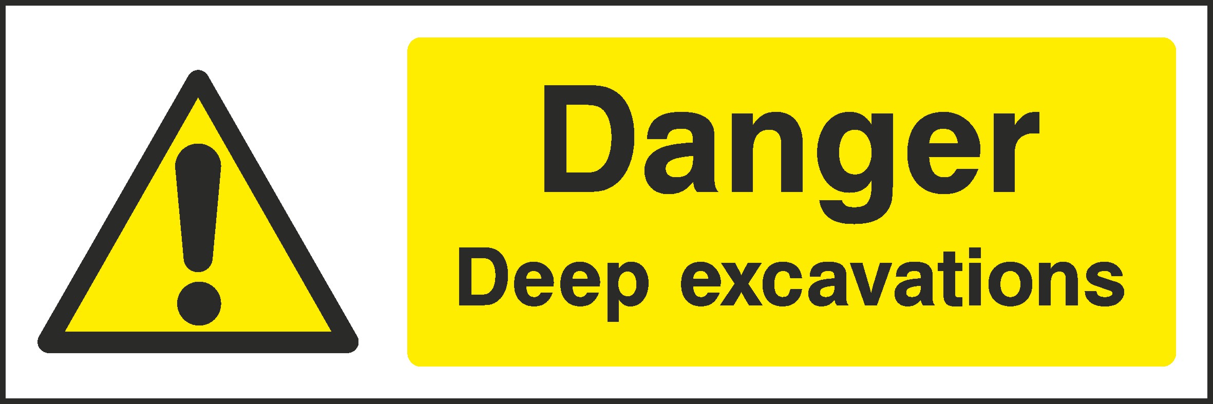 Deep Excavations Signs and Stickers