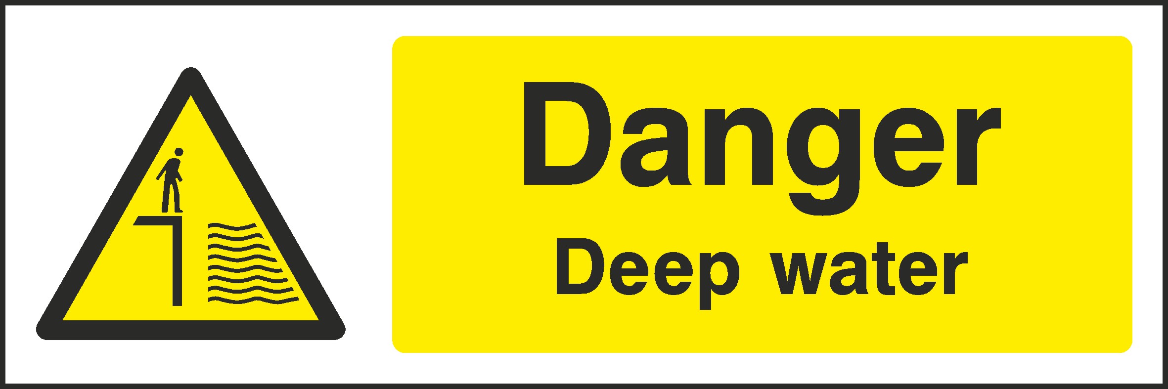 Deep Water Signs and Stickers