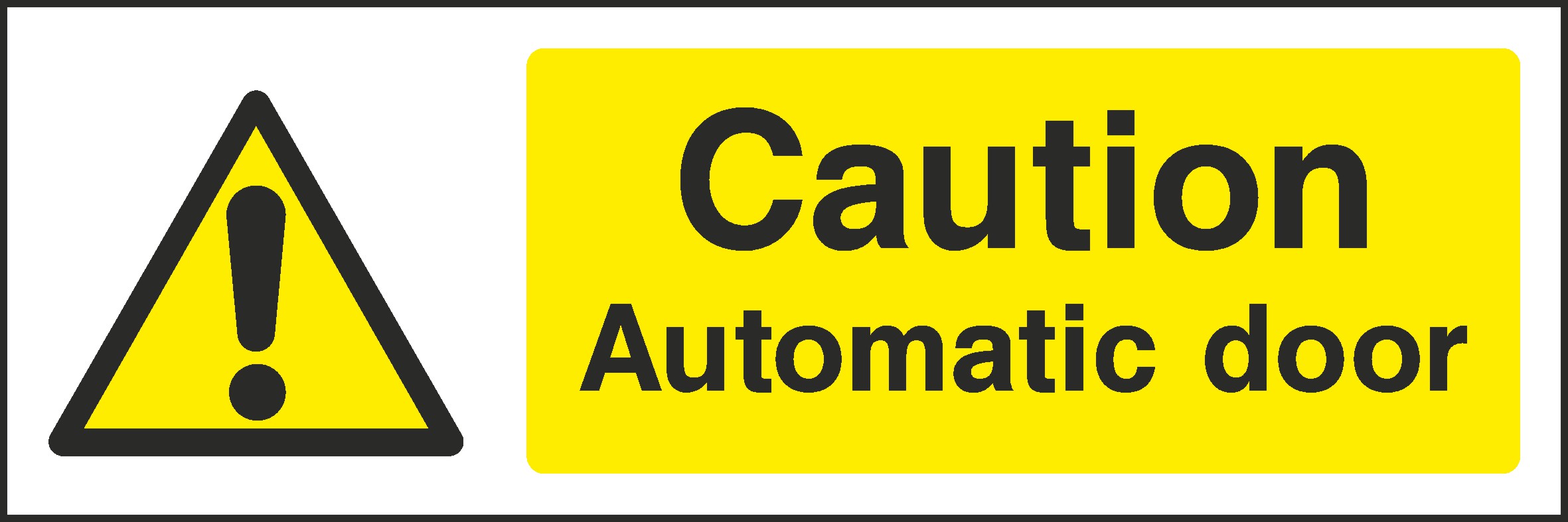 Automatic Door Signs and Stickers