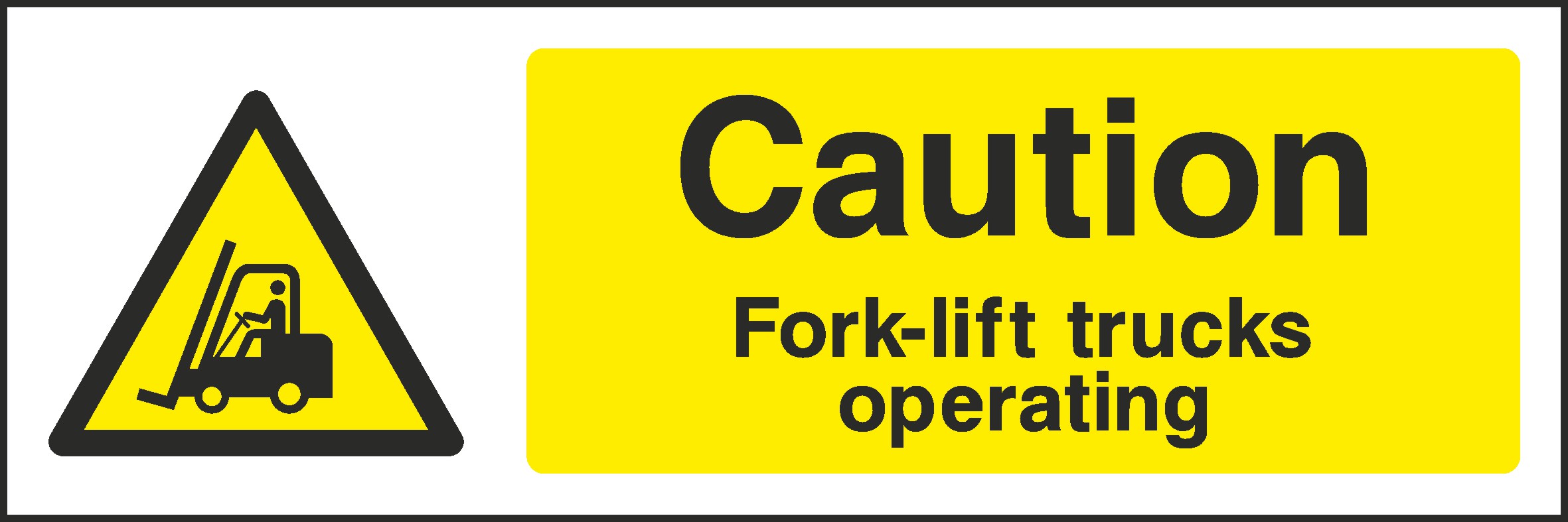 Fork Lift Trucks Signs and Stickers
