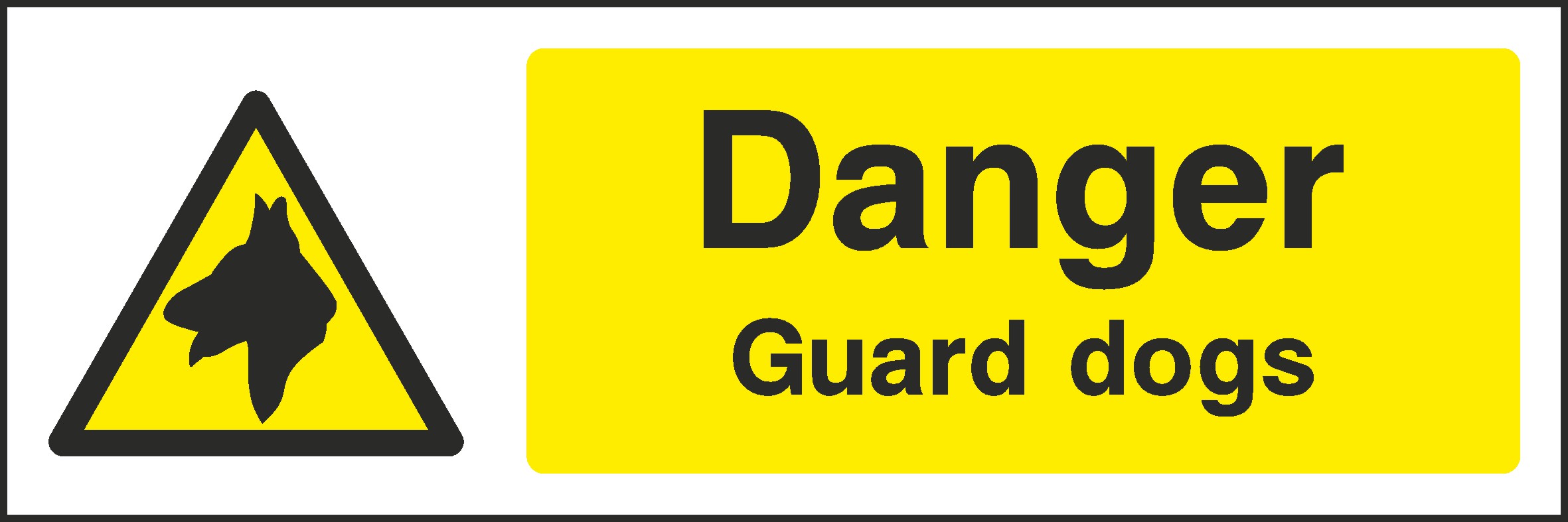 Guard Dogs Signs and Stickers