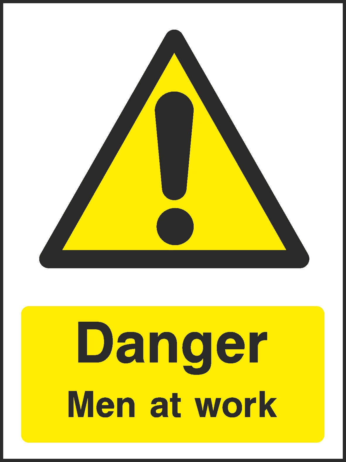 Men At Work Signs and Stickers