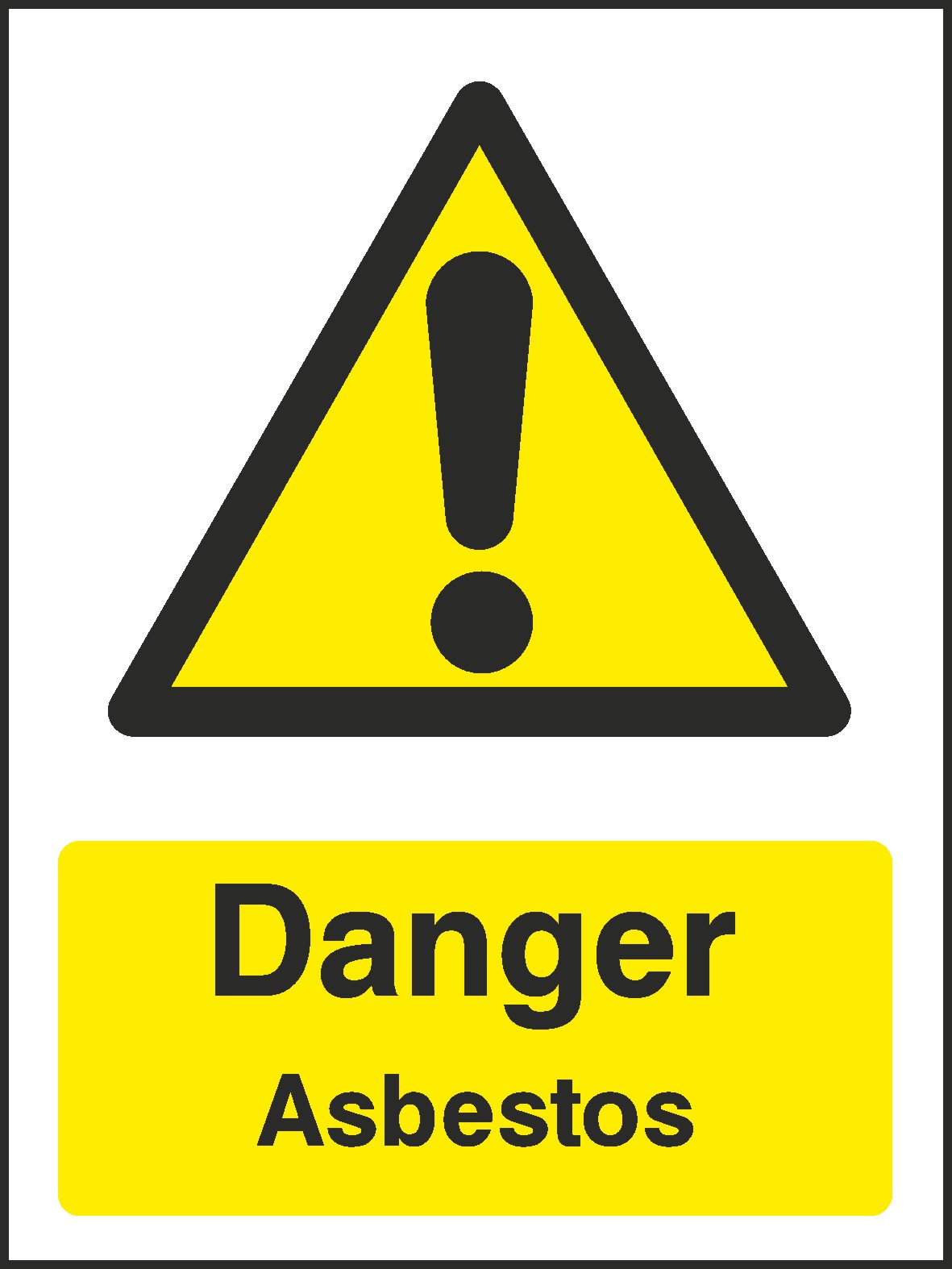 Asbestos Signs and Stickers