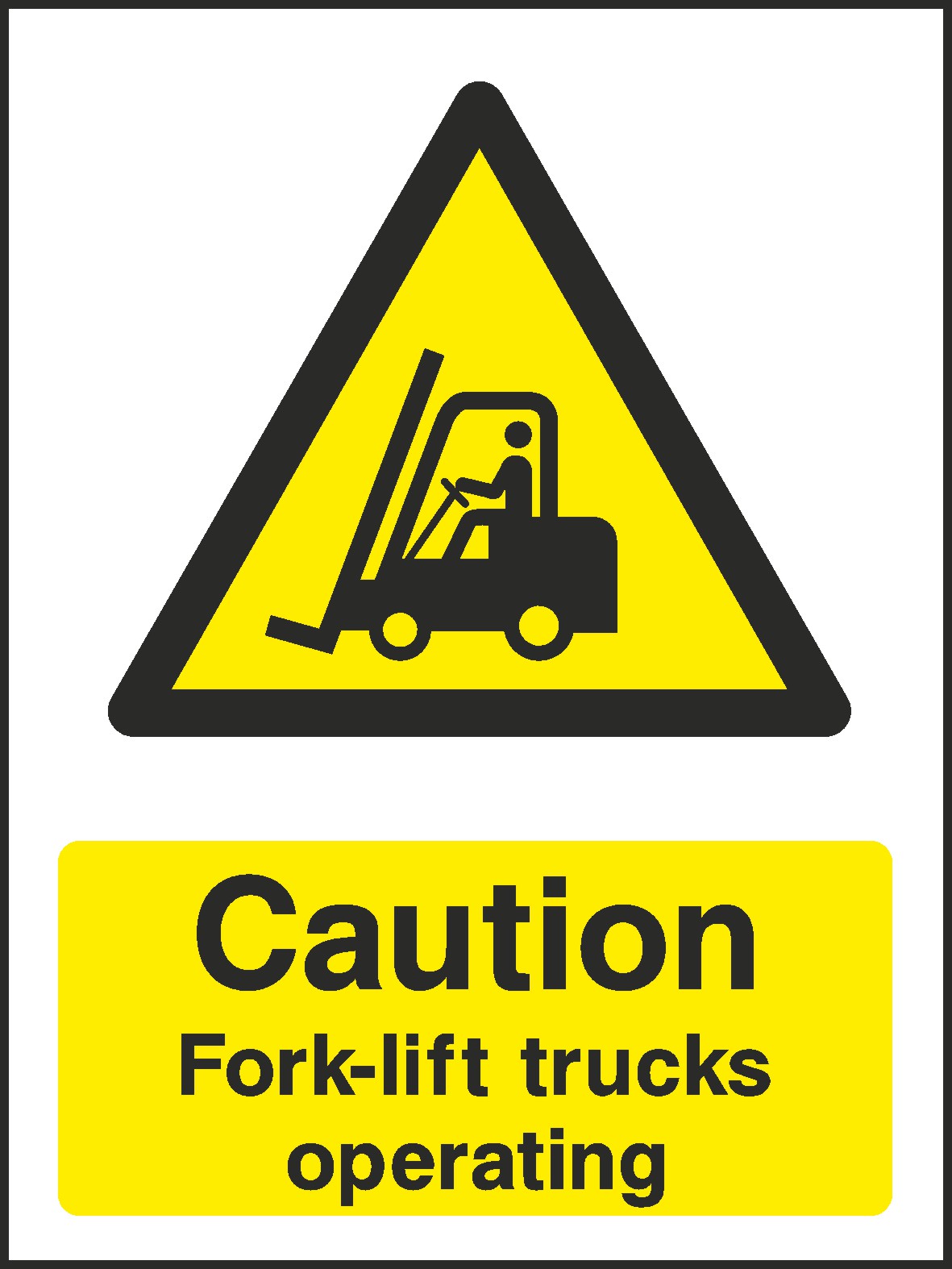 Fork Lift Trucks Signs and Stickers