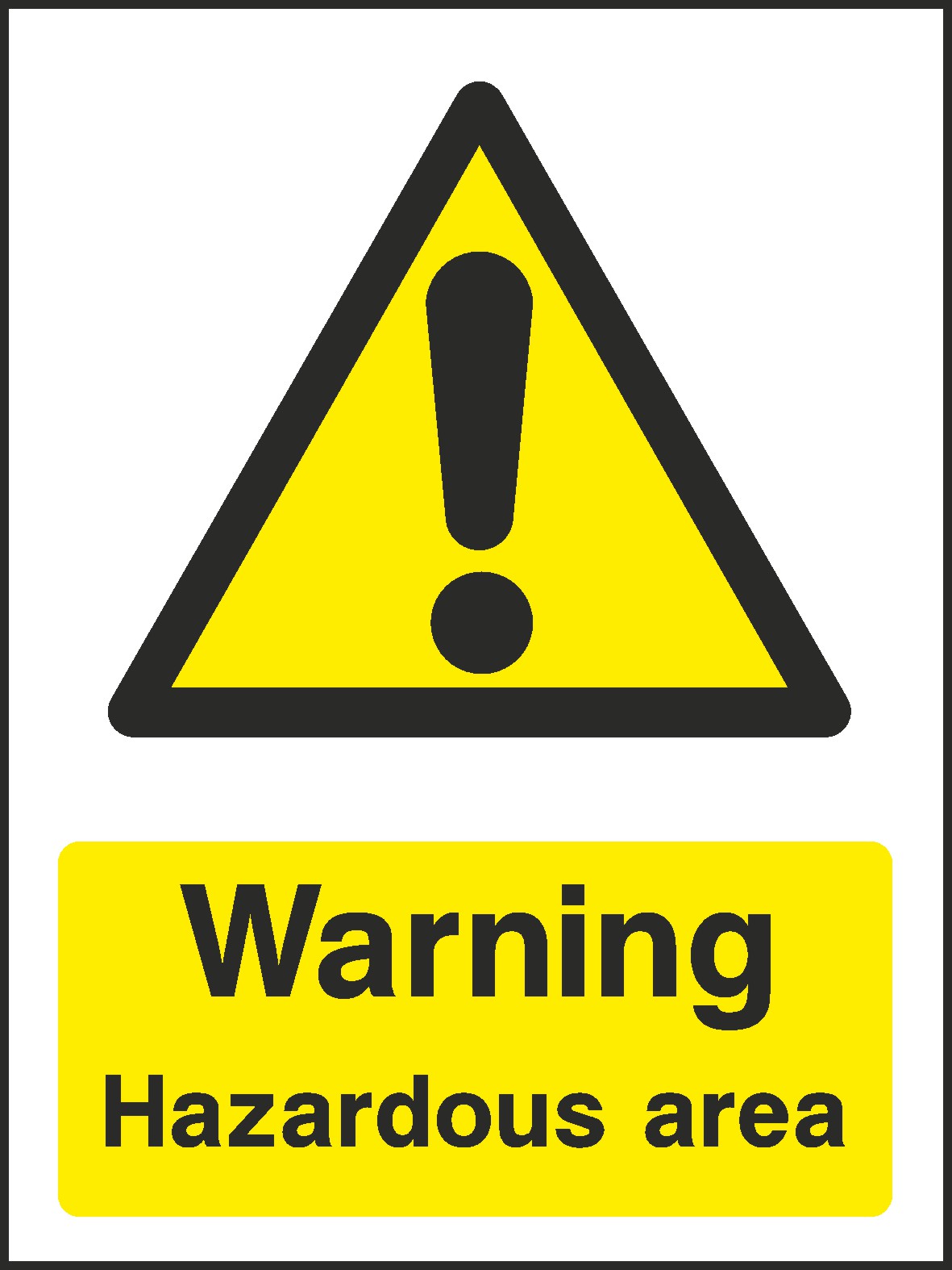 Hazardous Area Signs and Stickers