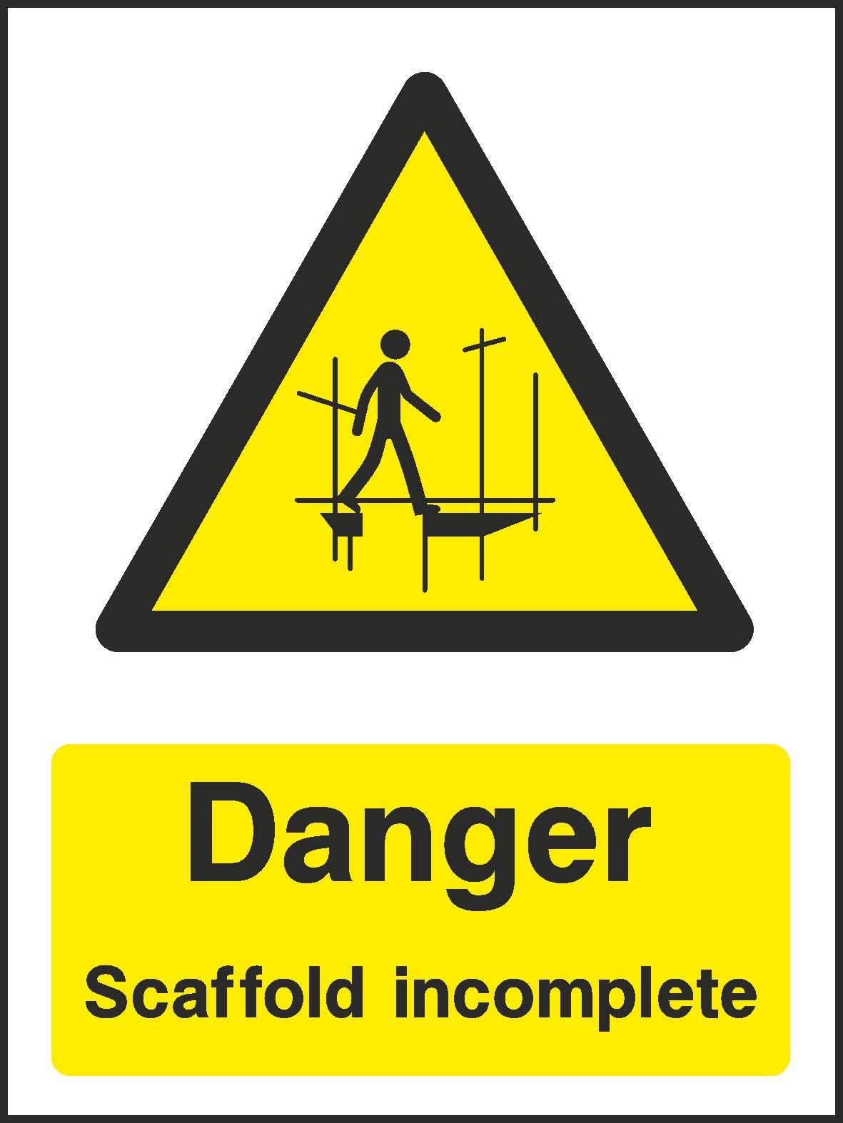 Scaffold Signs and Stickers